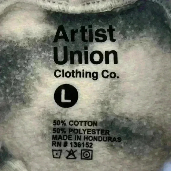 Artist Union Pullover Sweatshirt. Size L - Picture 2 of 5